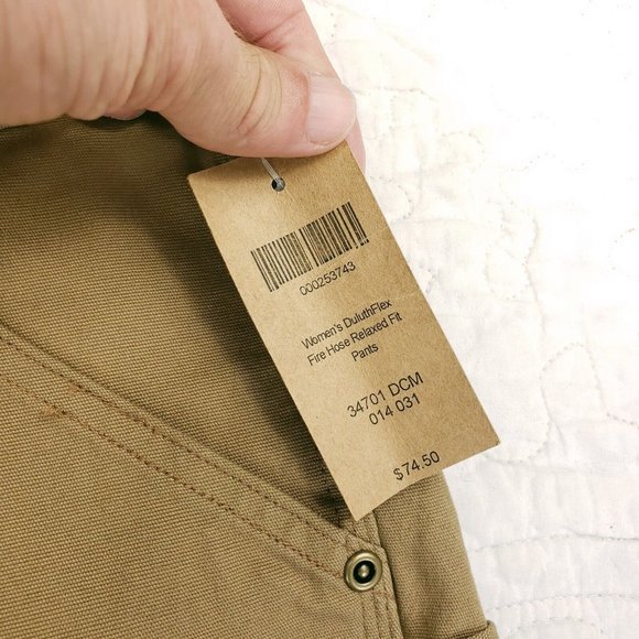 Duluth DuluthFlex Fire Hose Relaxed Cargo Pants Curvesetter Waistband Sz 14x31 - Picture 9 of 9